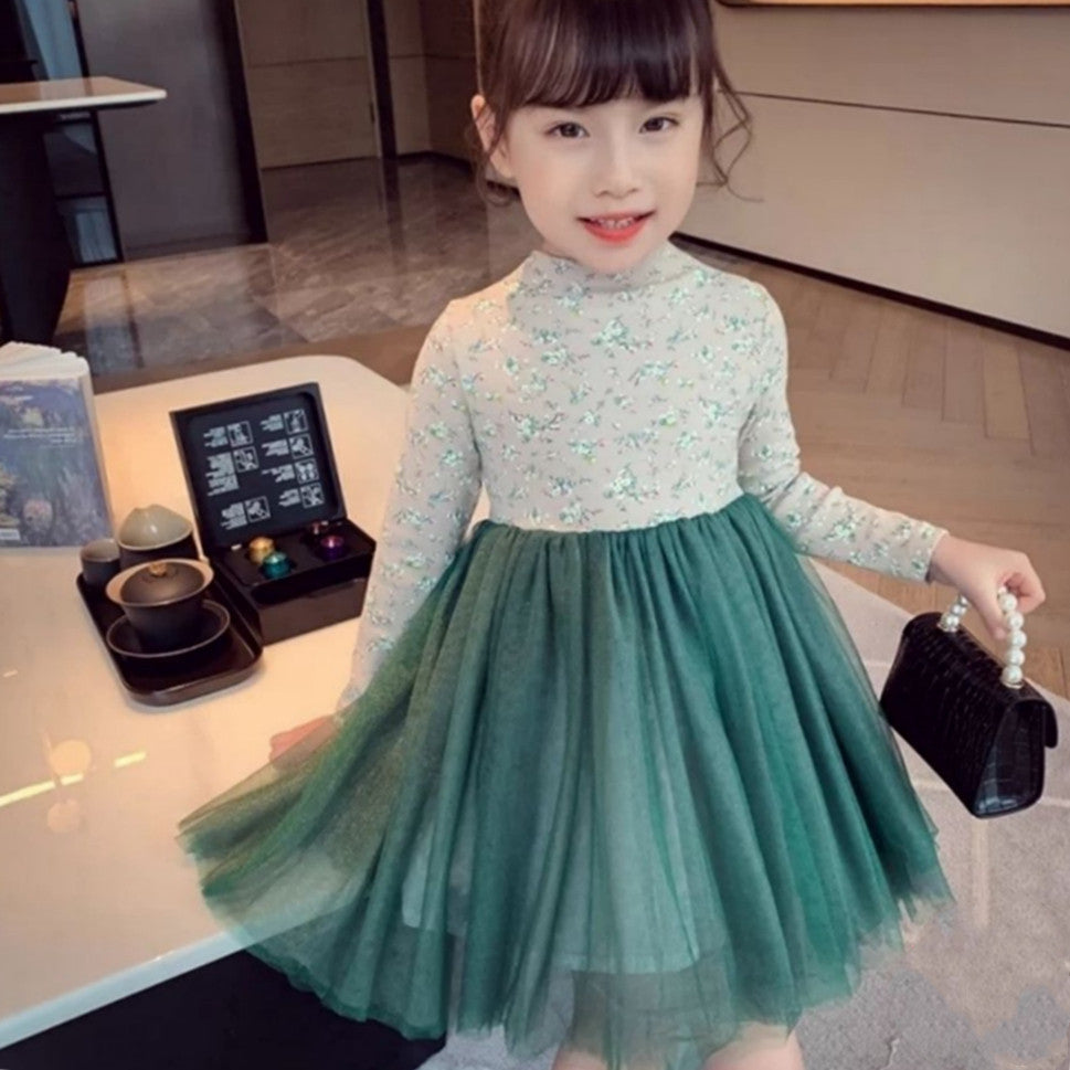 Net Yarn Princess Dress Children Korean Skirt