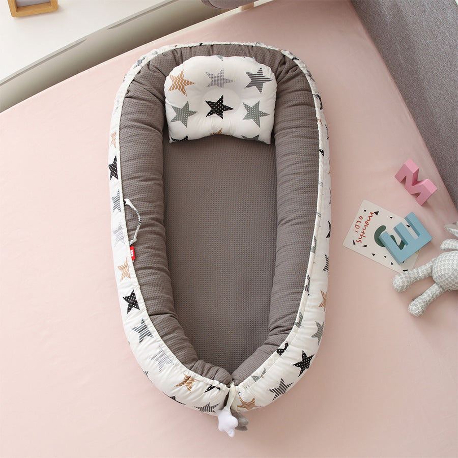 Honeycomb Breathable Folding Removable And Washable Portable Crib