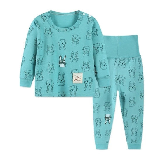 Noah Baby Long Sleeve Cotton Pajamas Set