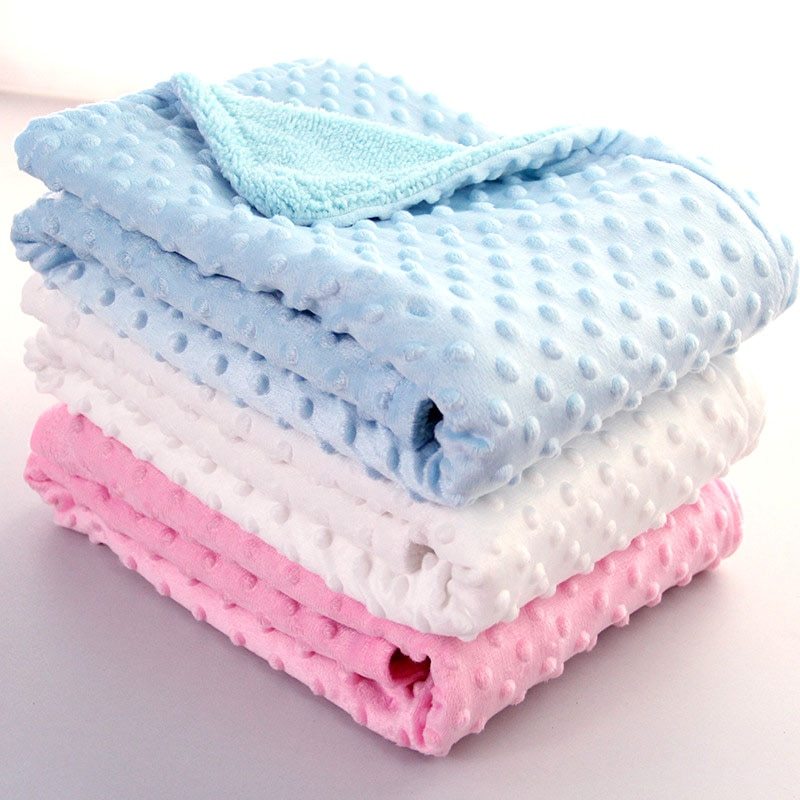 Polar Dot Blanket ForNewborn Baby Swaddle Wrap Envelope