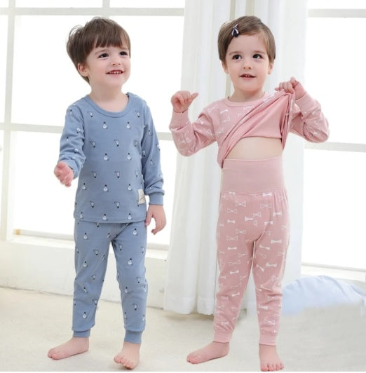 Noah Baby Long Sleeve Cotton Pajamas Set