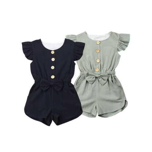 Toddler Girl Clothes Kids Baby Girls Summer Ruffles Sleeve