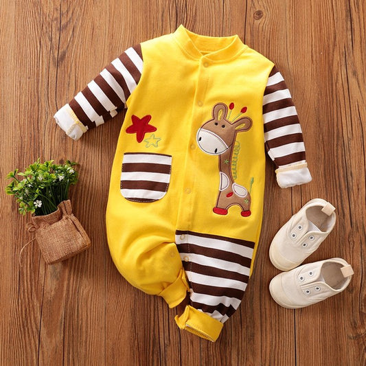 Giraffe baby one-piece clothes for babies