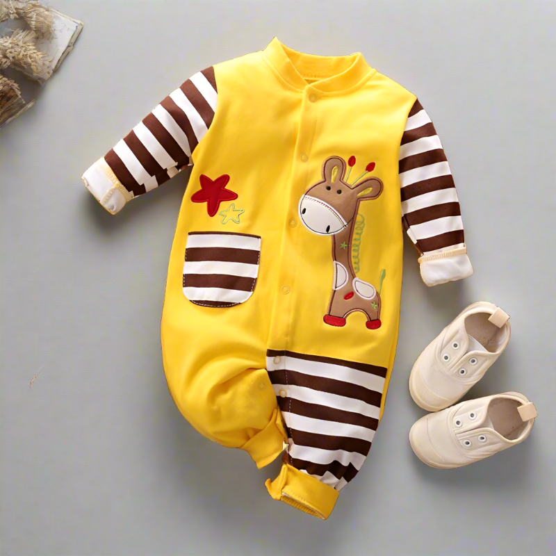 Giraffe baby one-piece clothes for babies