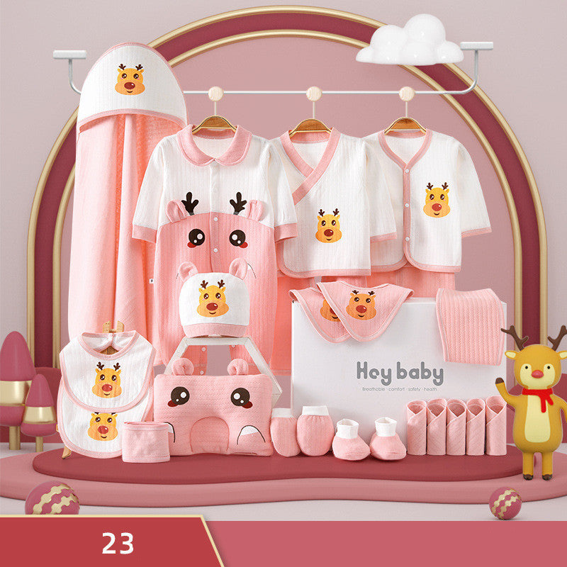 Cute Pure Cotton Baby Clothes Set