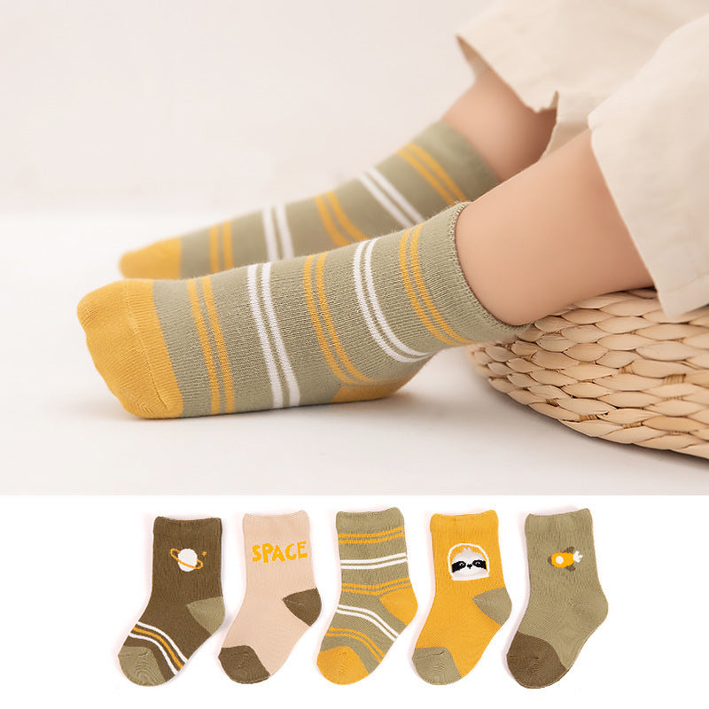 Cartoon cotton boy socks