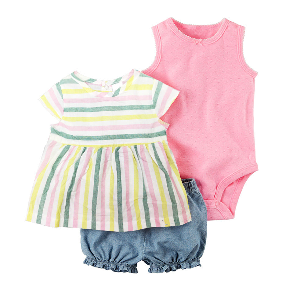 Baby Summer Sleeveless Girl Romper