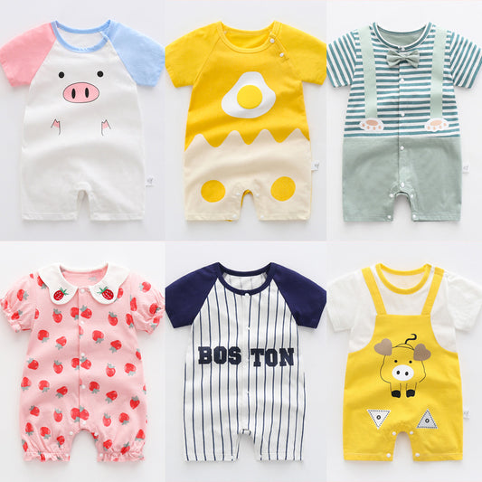 One-piece Summer Thin Baby Boy Romper Pure Cotton