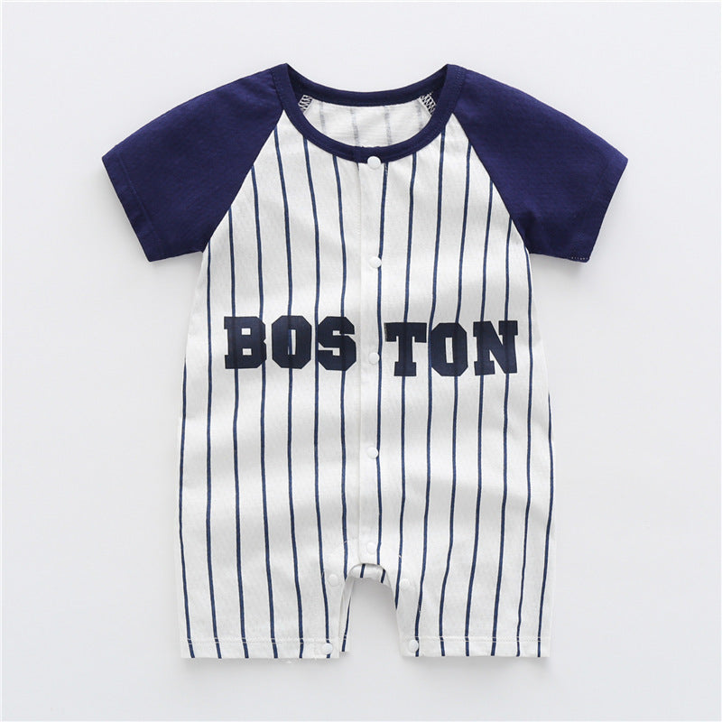 One-piece Summer Thin Baby Boy Romper Pure Cotton