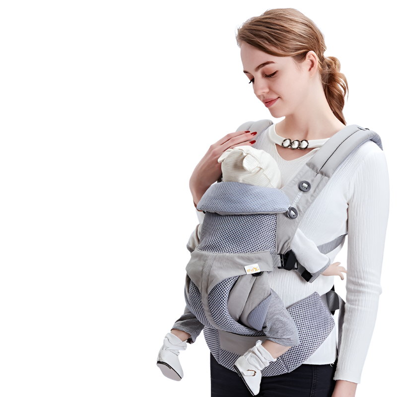 Omnia 360 Baby Sling Wrap Carrier, Cotton Knitted Plain Travel Beach