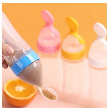 Baby Spoon Bottle Feeder Dropper Silicone Spoons for Feeding Medicine Kids Toddler