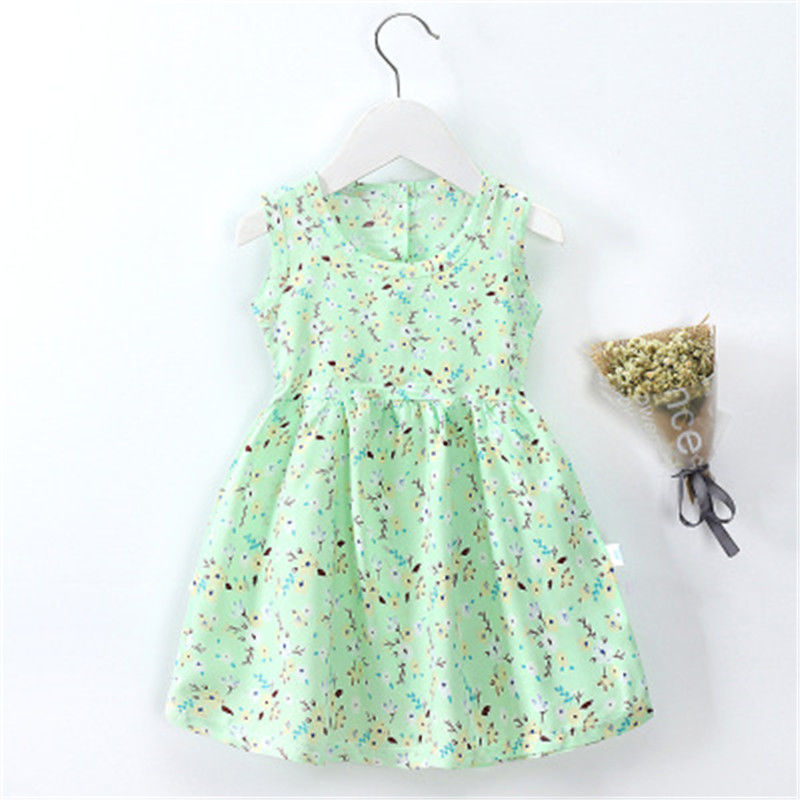 8 Style Baby Girls Dress, Summer Cute Cartoon Baby Princess Birthday Party Knitted Dresses