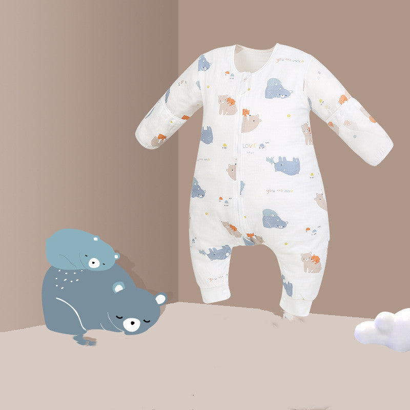 Summer Gauze Thin Baby Pajamas