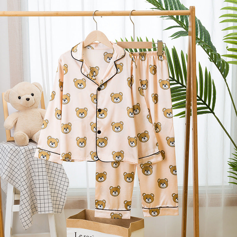 Spring And Autumn Children's Pajamas