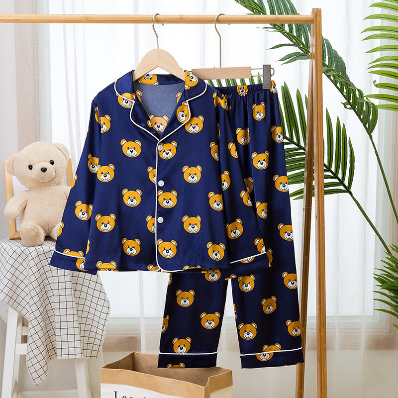 Spring And Autumn Children's Pajamas