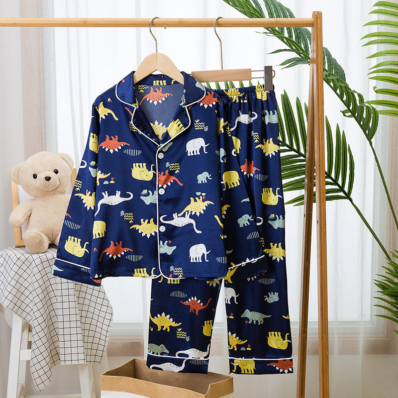 Spring And Autumn Children's Pajamas