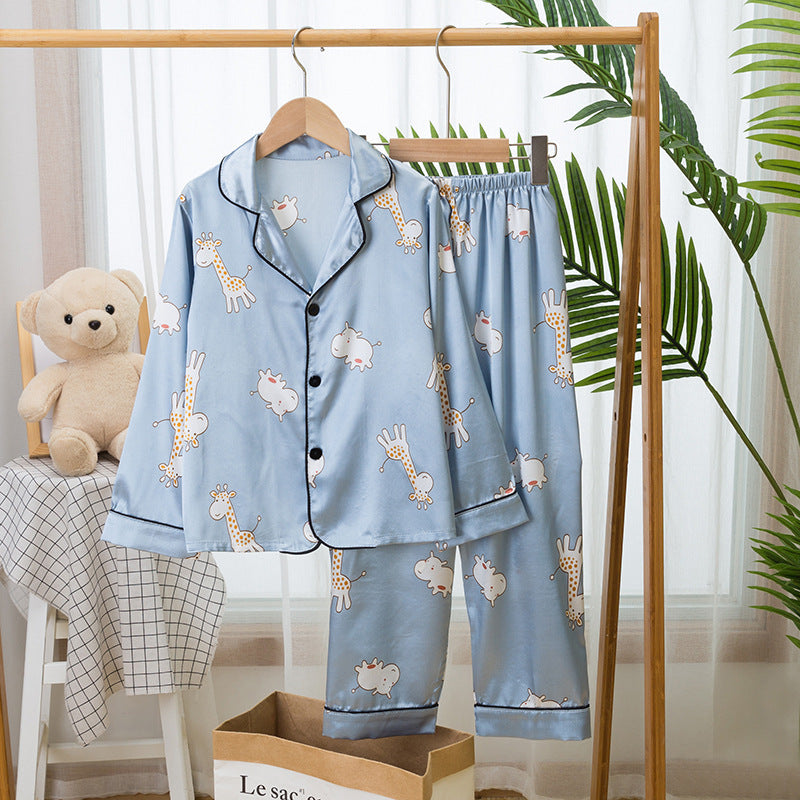 Spring And Autumn Children's Pajamas