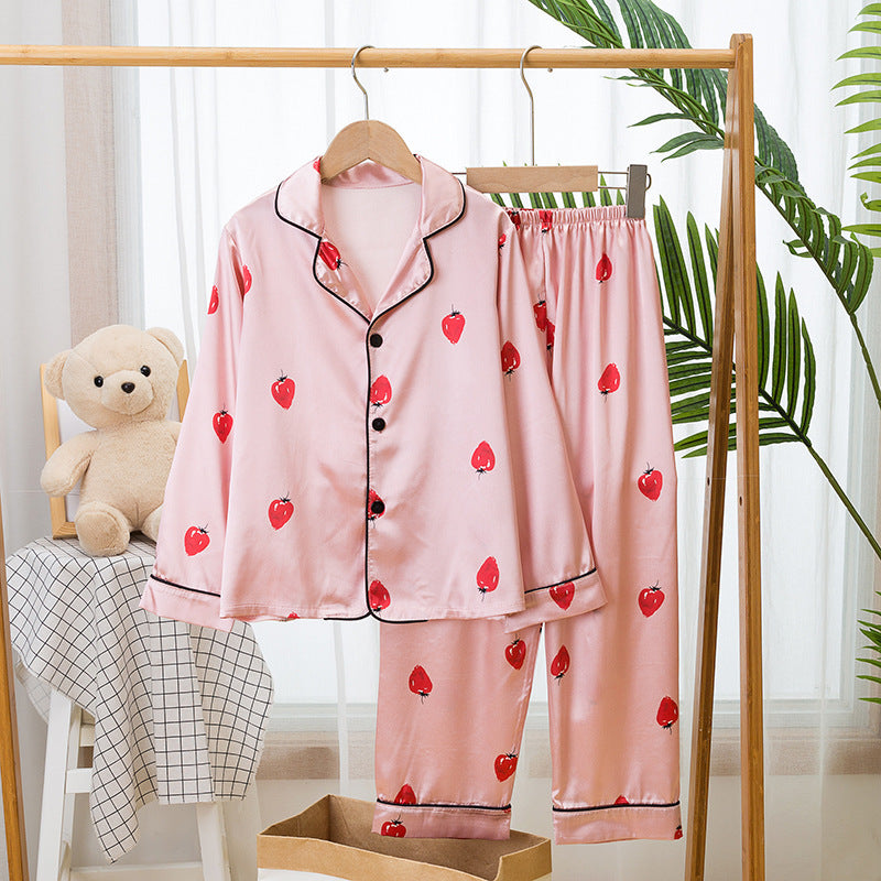 Spring And Autumn Children's Pajamas