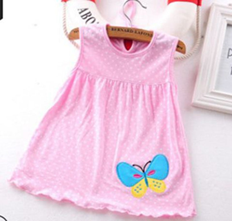 Baby Girl Cotton Vest Princess Dress