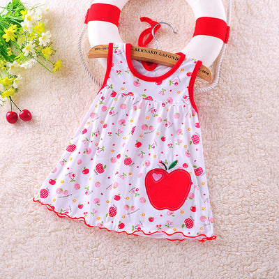 Baby Girl Cotton Vest Princess Dress