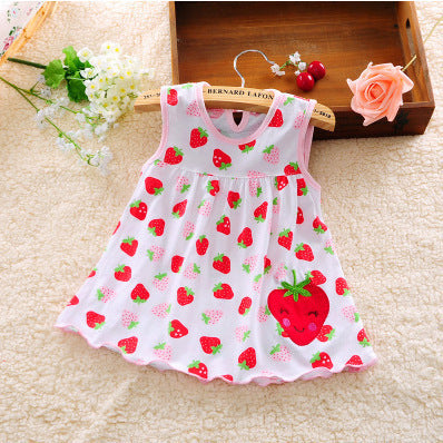 Baby Girl Cotton Vest Princess Dress