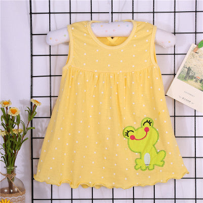 Baby Girl Cotton Vest Princess Dress