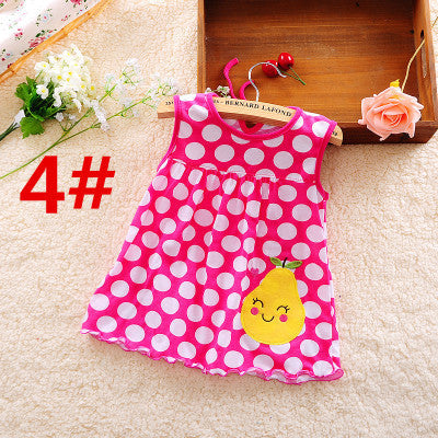 Baby Girl Cotton Vest Princess Dress