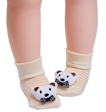 Cute Baby Animal Doll Three-dimensional Socks