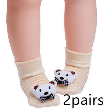 Cute Baby Animal Doll Three-dimensional Socks