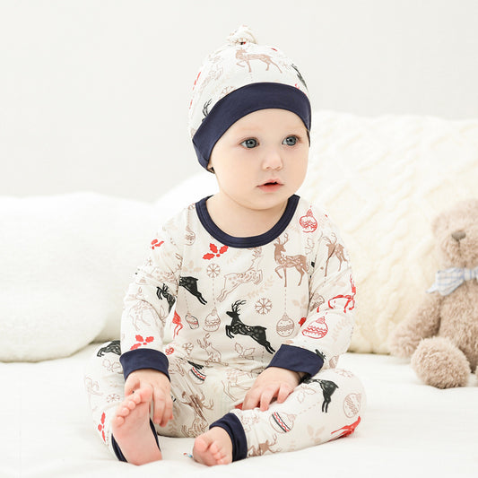 Children's Bamboo Fiber Baby Pajamas