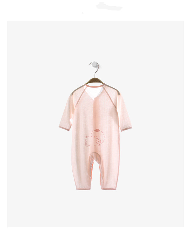 Baby bamboo fiber pajamas