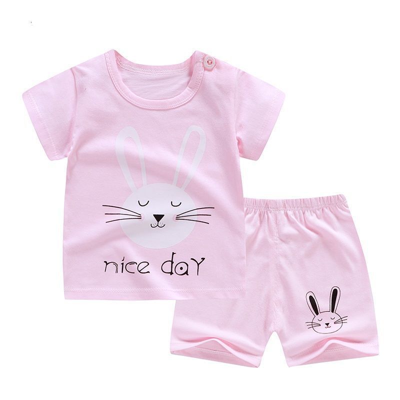 Cotton Baby Boy short sleeve suit