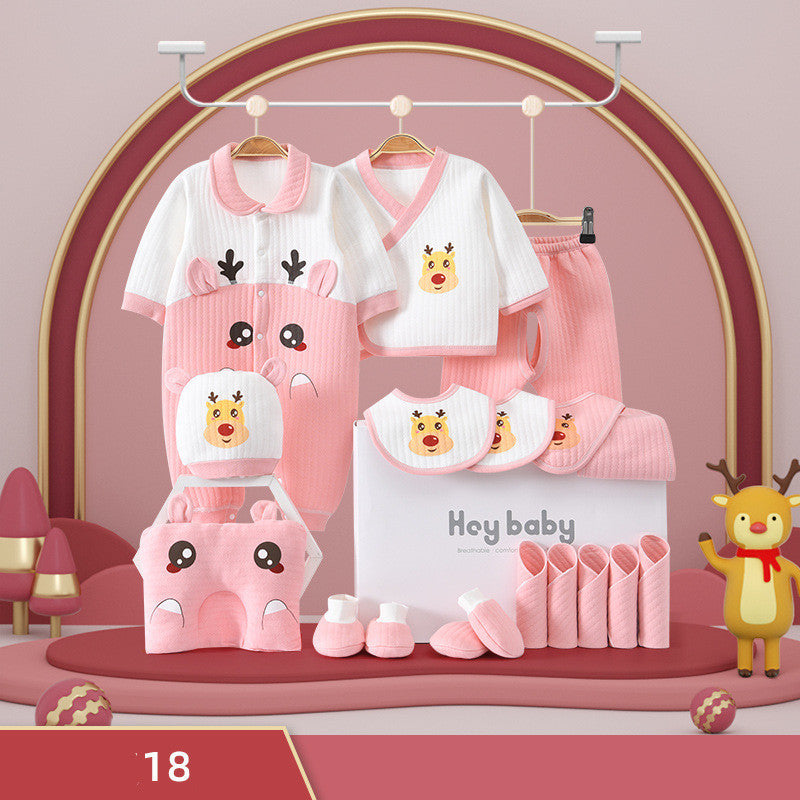 Cute Pure Cotton Baby Clothes Set