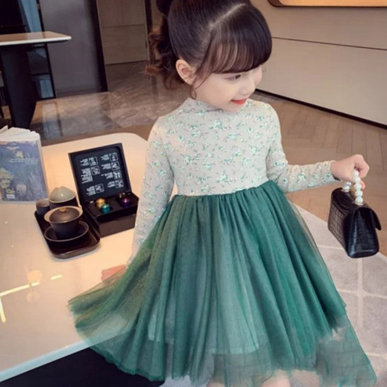 Net Yarn Princess Dress Children Korean Skirt