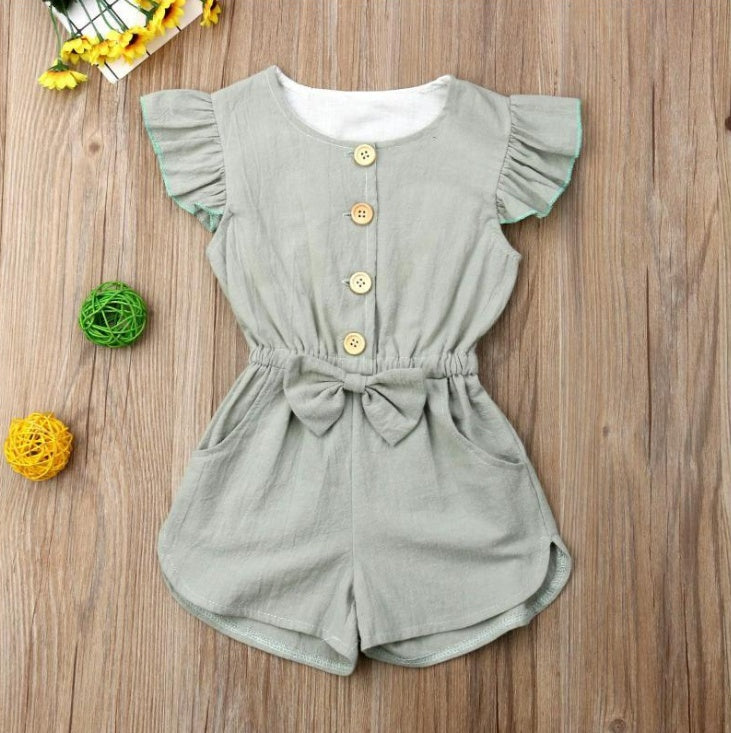 Toddler Girl Clothes Kids Baby Girls Summer Ruffles Sleeve