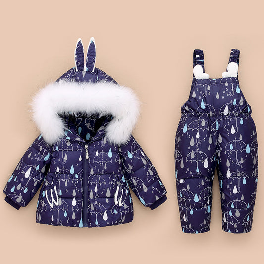 Freja jacket suit, 1-3 year old female baby coat