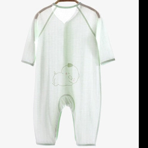 Baby bamboo fiber pajamas