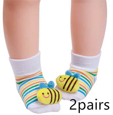 Cute Baby Animal Doll Three-dimensional Socks