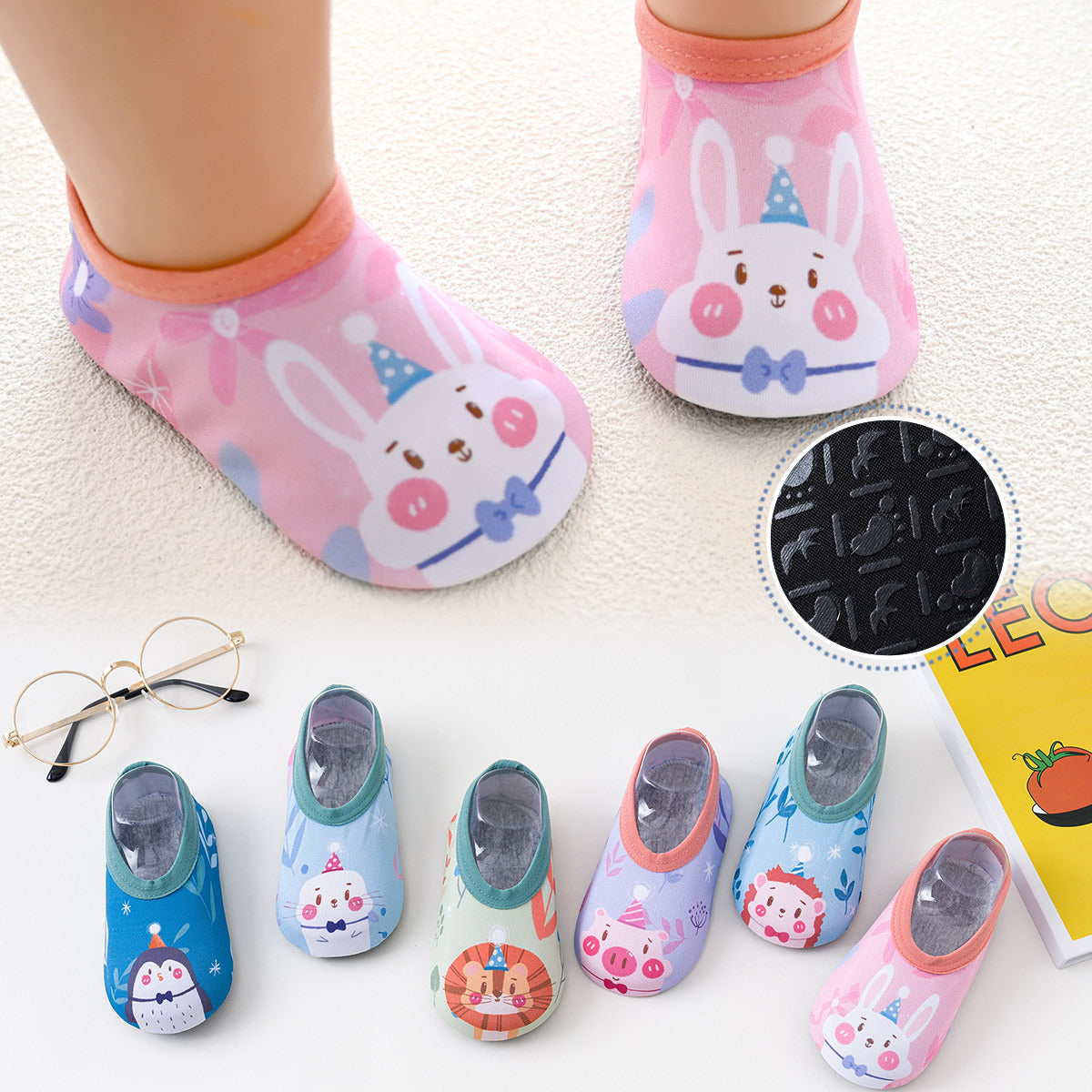 Floor Thin Non-slip Baby Socks