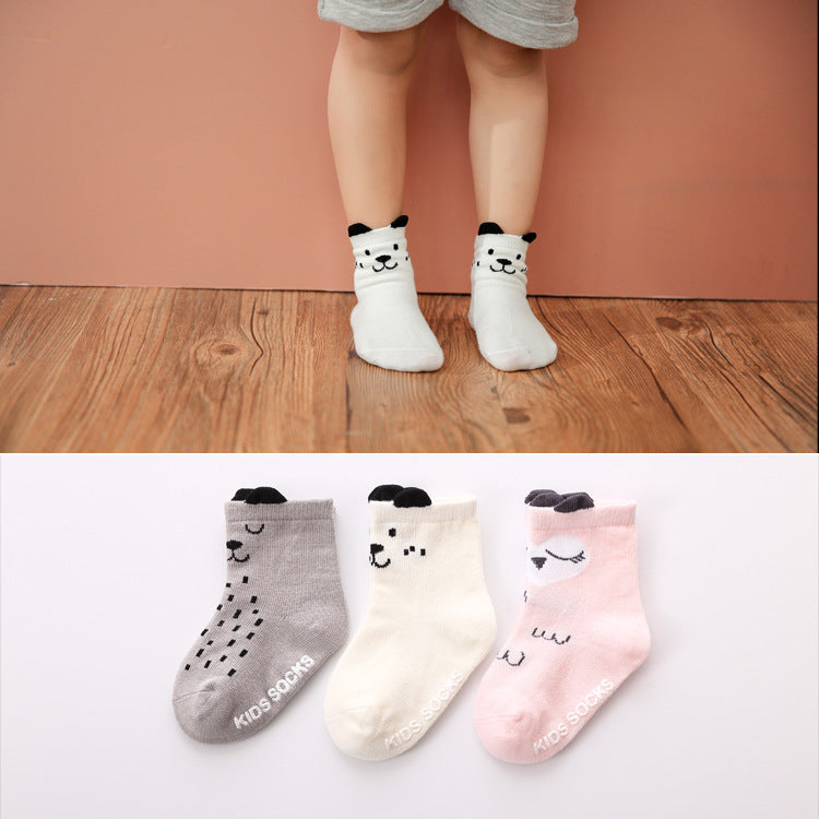 Spring and summer cotton baby socks