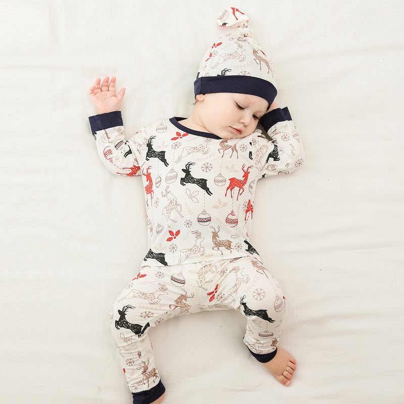 Children's Bamboo Fiber Baby Pajamas