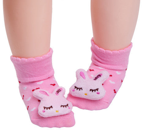 Cute Baby Animal Doll Three-dimensional Socks