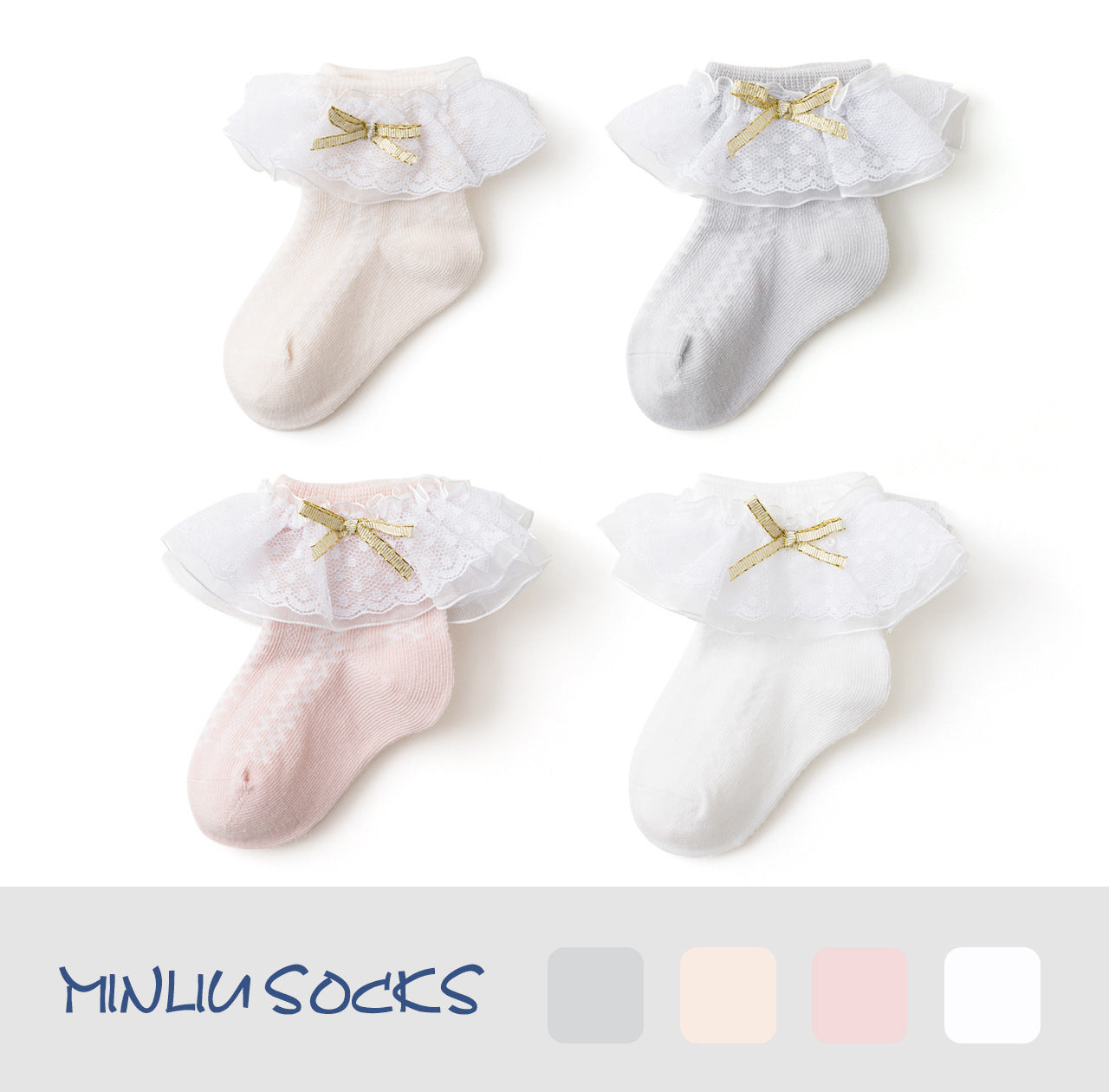 Children's Baby Girls Lace Socks