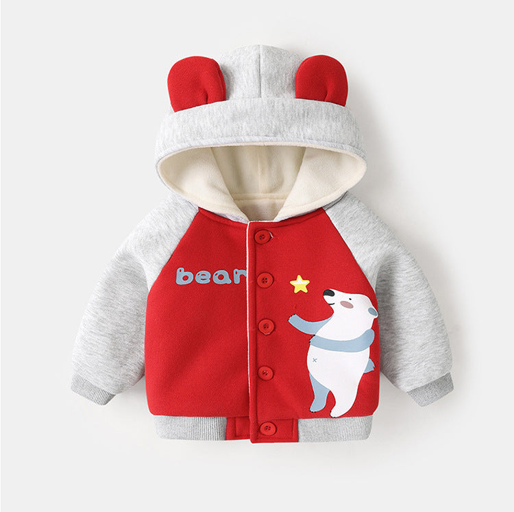 Baby Plus Fleece Hooded Jacket