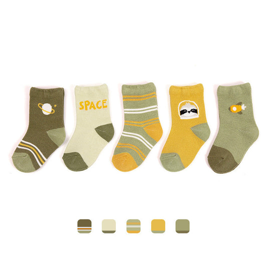 Cartoon cotton boy socks