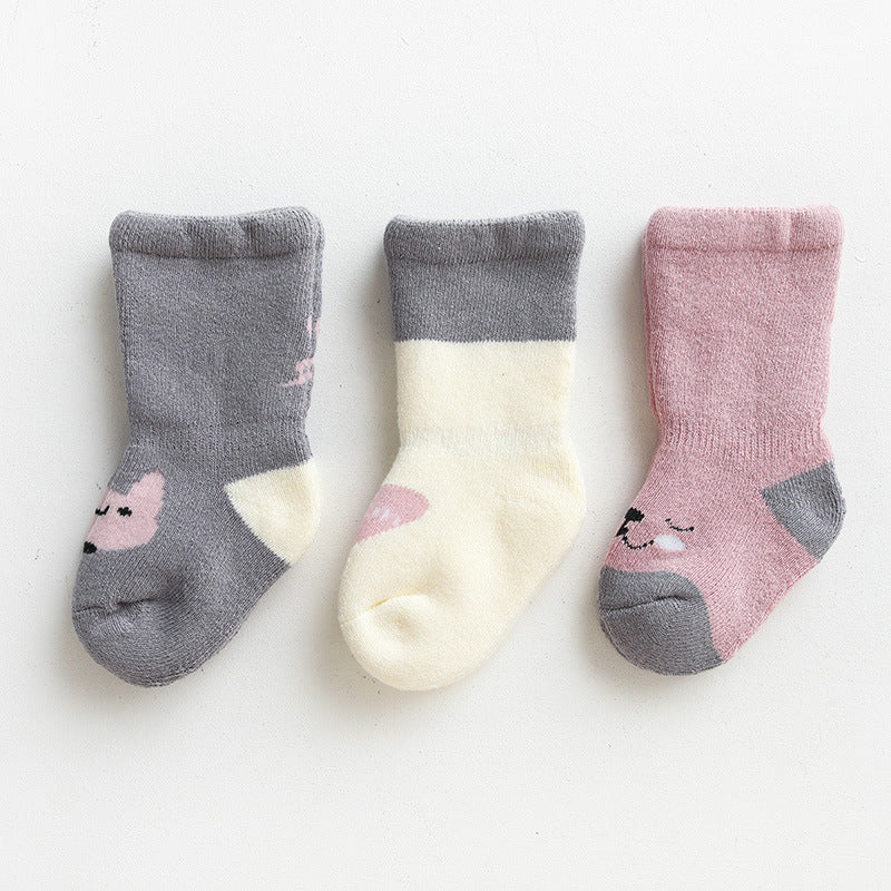 Medium Tube Combed Cotton Baby Socks