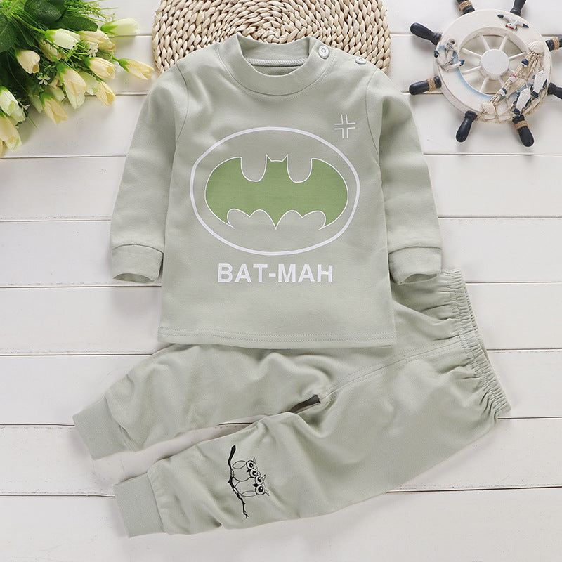 Pure Cotton Underwear Set Boys And Girls Long Johns Top Long Johns Baby & Infants Pajamas