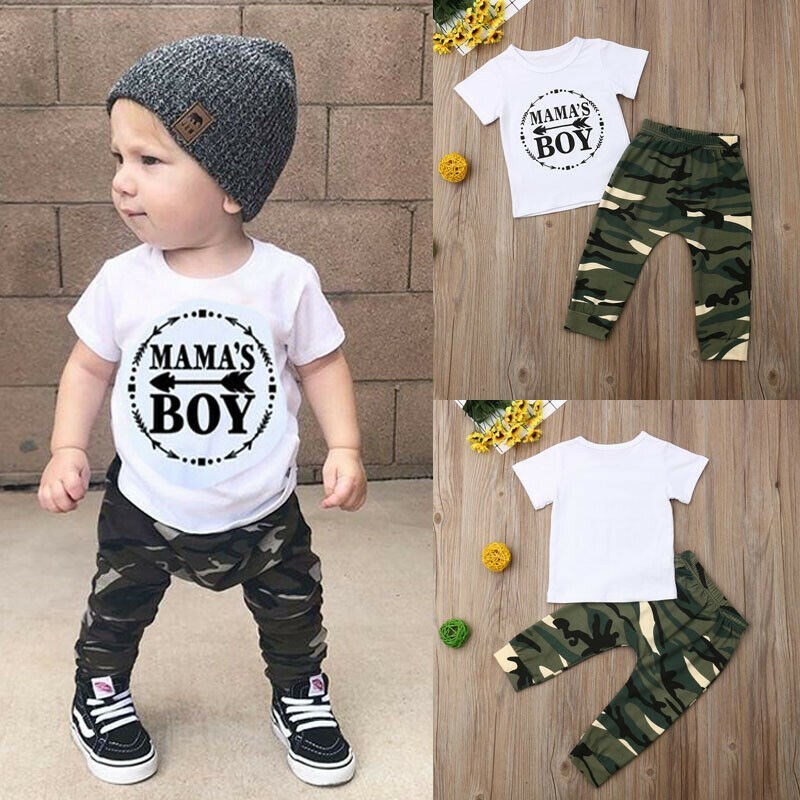 Summer  Boy Clothes, Cotton T-Shirt Pants