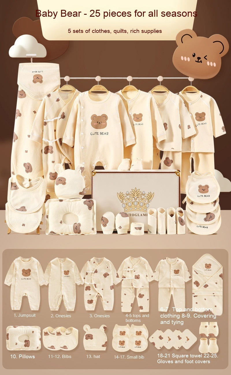 Bear Baby Pure Cotton Clothes Gift Set