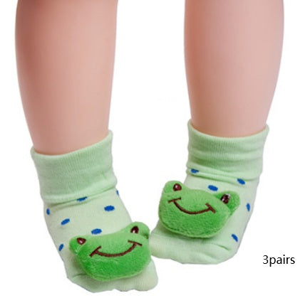 Cute Baby Animal Doll Three-dimensional Socks